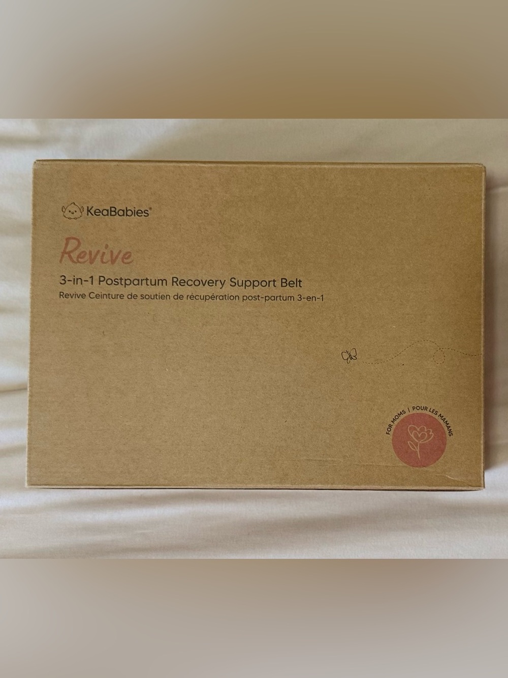 NIB KeaBabies Revive 3-in-1 Postpartum Support Recovery Belt M/L BLACK NEW - Picture 3 of 15